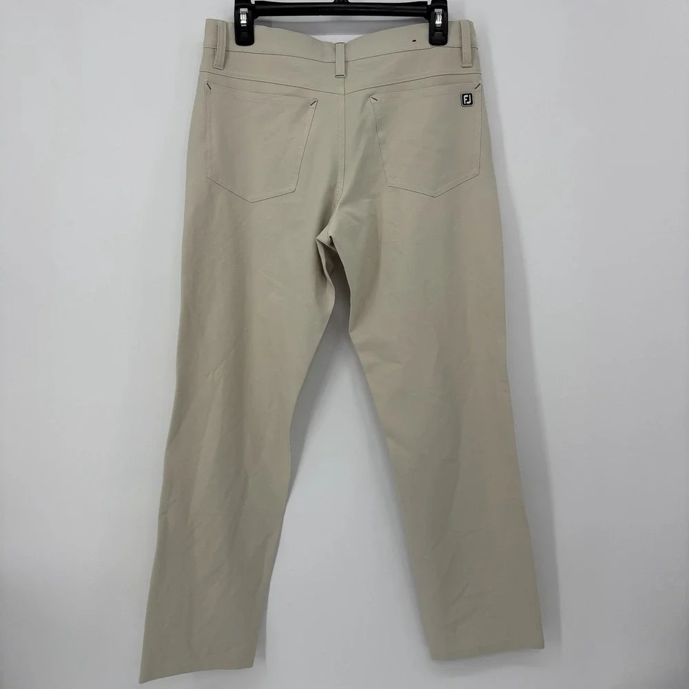 FOOTJOY Golf Pants Mens 30x30 Tan Khaki‎ Athletic Fit Stretch Performance